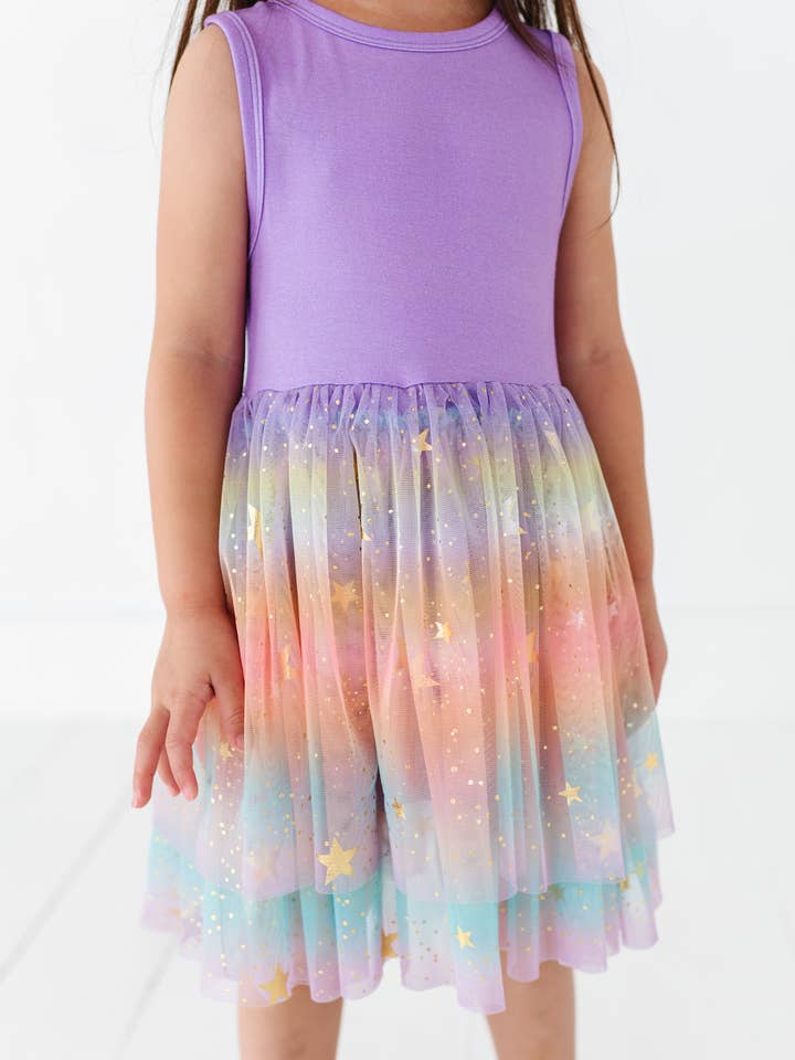 Tulle Tutu Dress - Spring Rainbow Twinkle