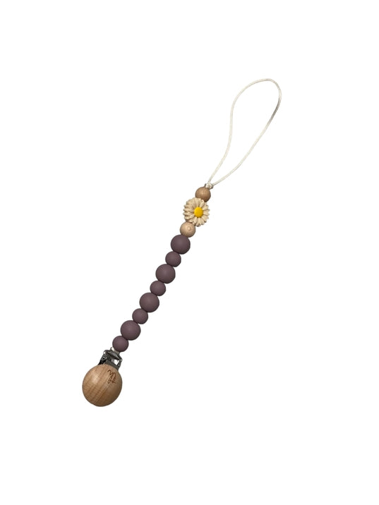 Grande Daisy Pacifier Clip - Various Colors
