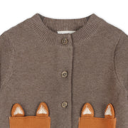 Fox Pocket Baby Knit Cardigan Sweater