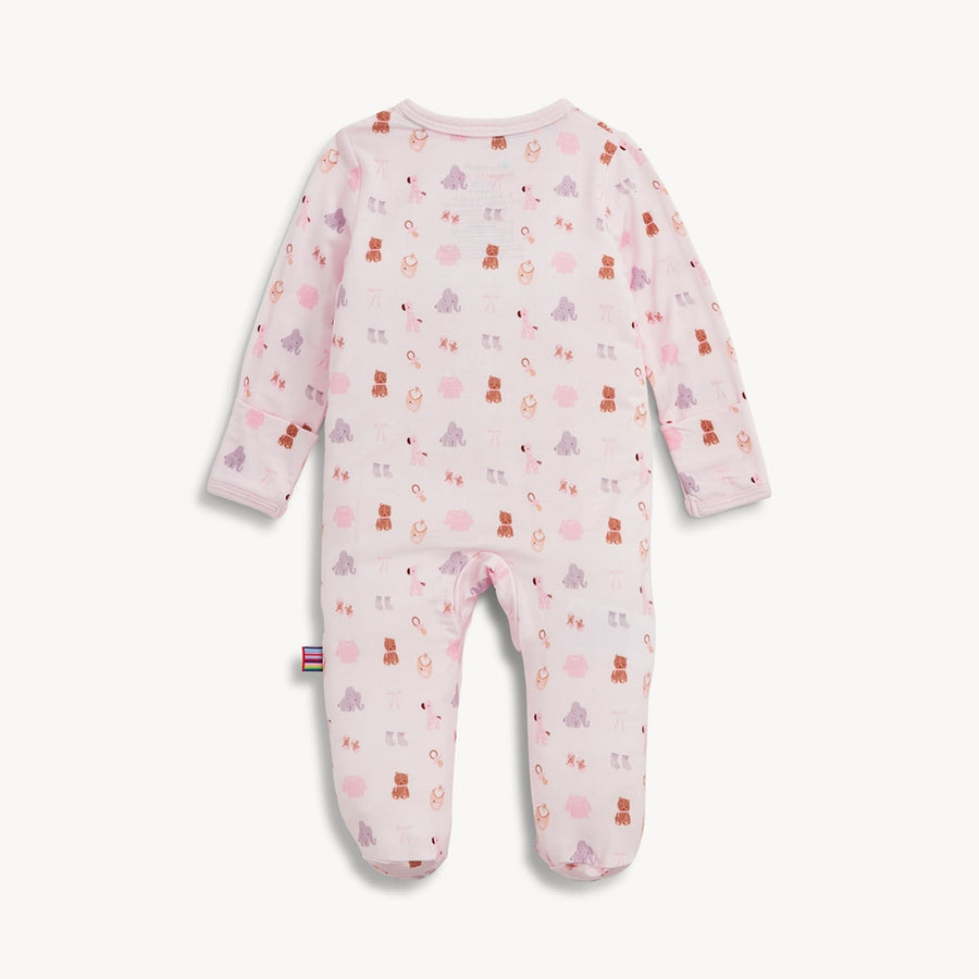 Modal Magnetic Footie - Pink Nursery Nostalgia