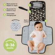 Ezee Diaper Changing Mat - Dino Ridge