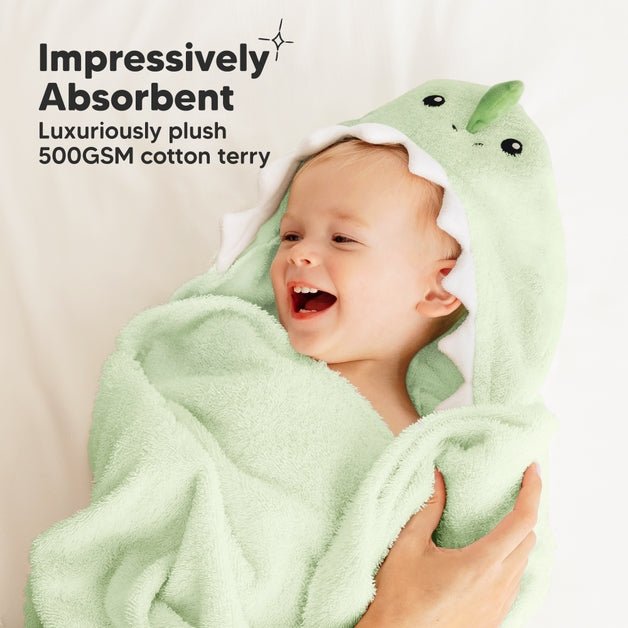 Playpals Baby Hooded Towel - Draco