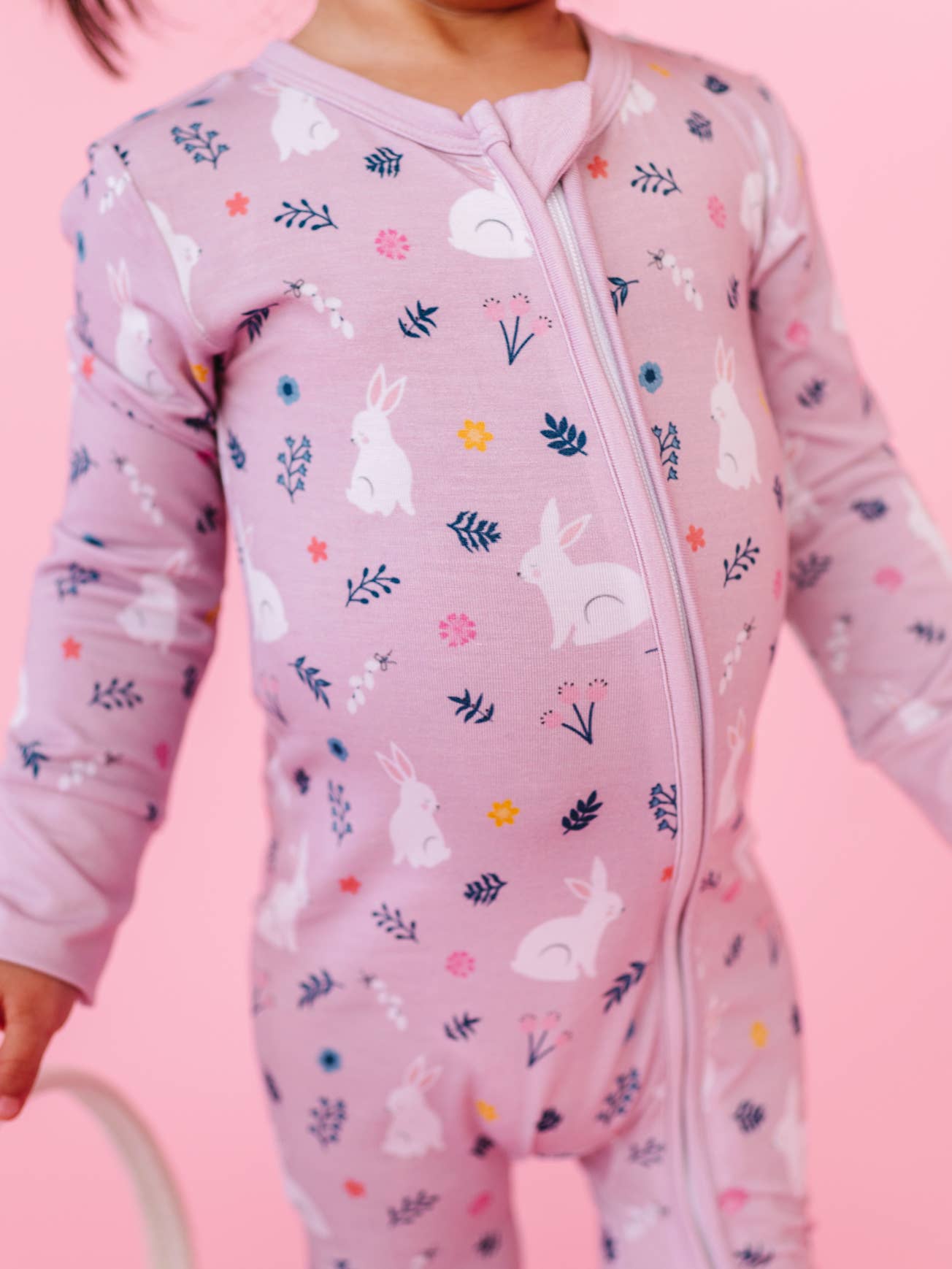 Bamboo Convertible Footie - Belle Bunny