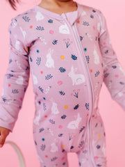 Bamboo Convertible Footie - Belle Bunny