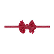 Baby Fab Skinny Headband - Metallic Red