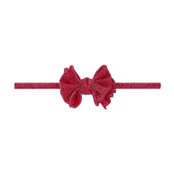 Baby Fab Skinny Headband - Metallic Red