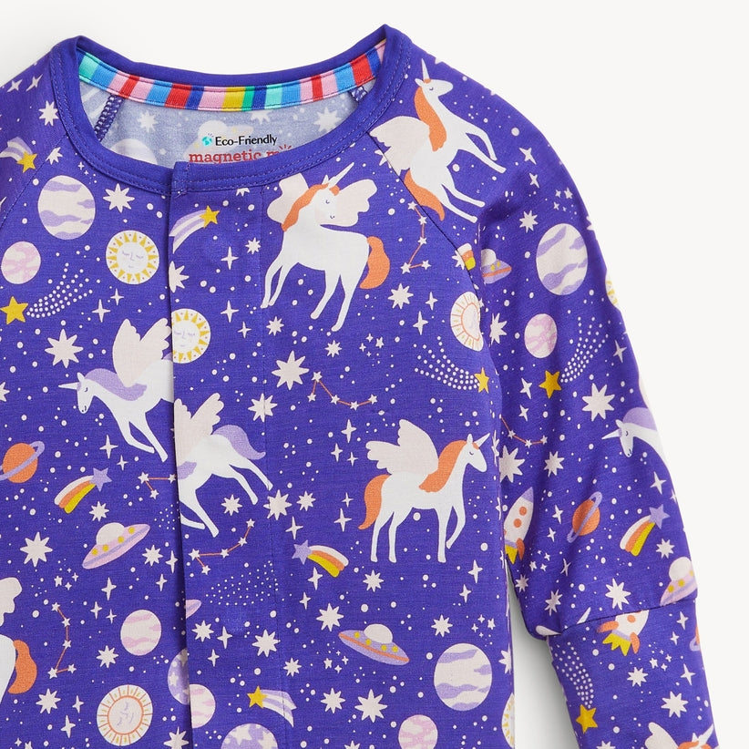 Modal Magnetic Convertible Coverall - Galaxy Glittercorn