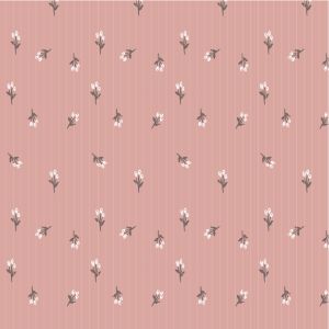 Modal Rib Romper - Pink Floral