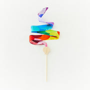 Mini Streamers - Silk & Wood Wand - Various Colors