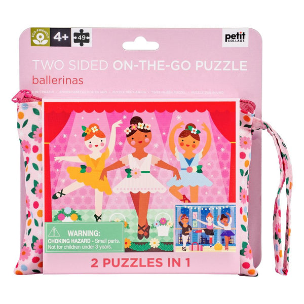 Two Sided On-The-Go Puzzle - Ballerina