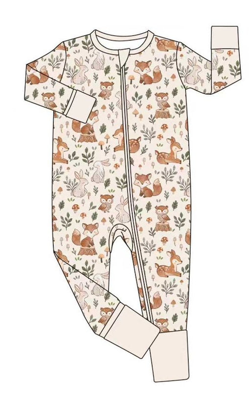 Bamboo Convertible Romper - Woodland Whimsy