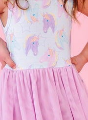 Bamboo + Tulle Dress - Unicorn Tutu Dress - Gemma
