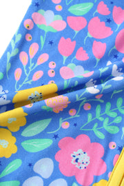 Posh TOT Sunny Blooms Bamboo Baby Convertible Zippy Romper