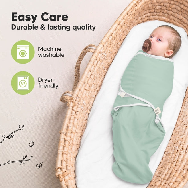 SOOTHE Swaddle Wraps - 3-Pack (Sage)