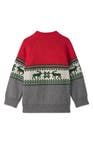 Holiday Elk Mock Neck Sweater
