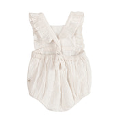 Alaina Schiffli Baby Romper and Headband