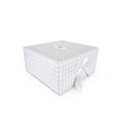 Gift Box - Blue Gingham Bear