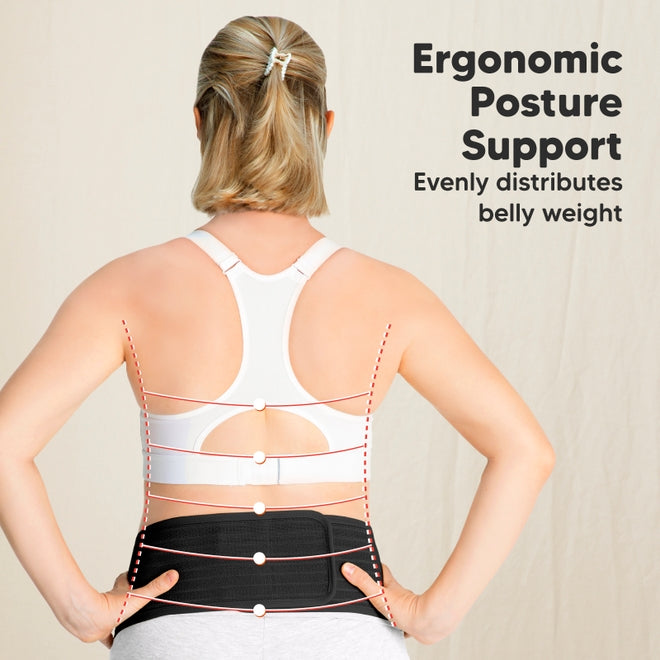 Maternity Support Belt - Midnight Black - Various Sizes