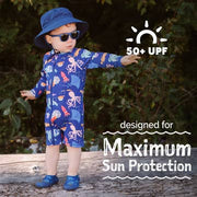 Long Sleeve UV Sun Suit - Sea Friends