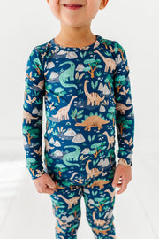 Two Piece Pajama Set - Arlo Dinosaur