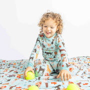 Bamboo Two Piece Long Sleeve Pajamas - Dogs Bark