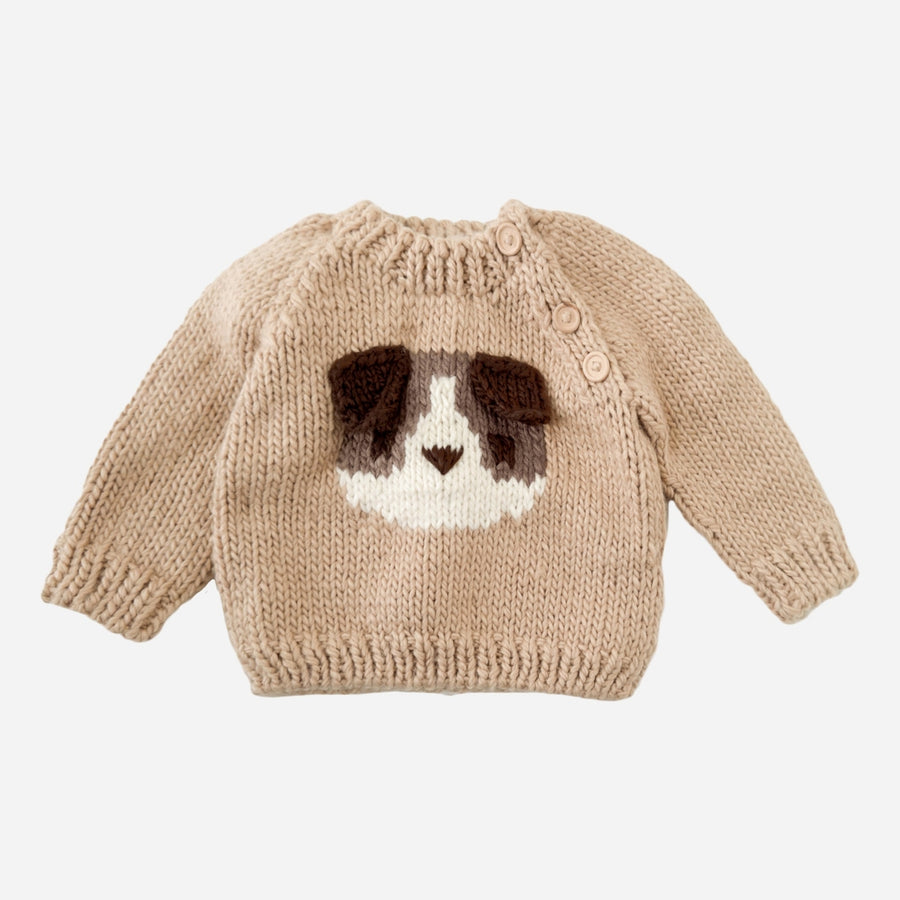 Knit Pullover Sweater - Dog