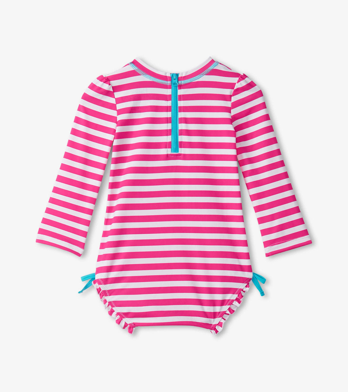 Candy Stripes Rashguard Swimsuit