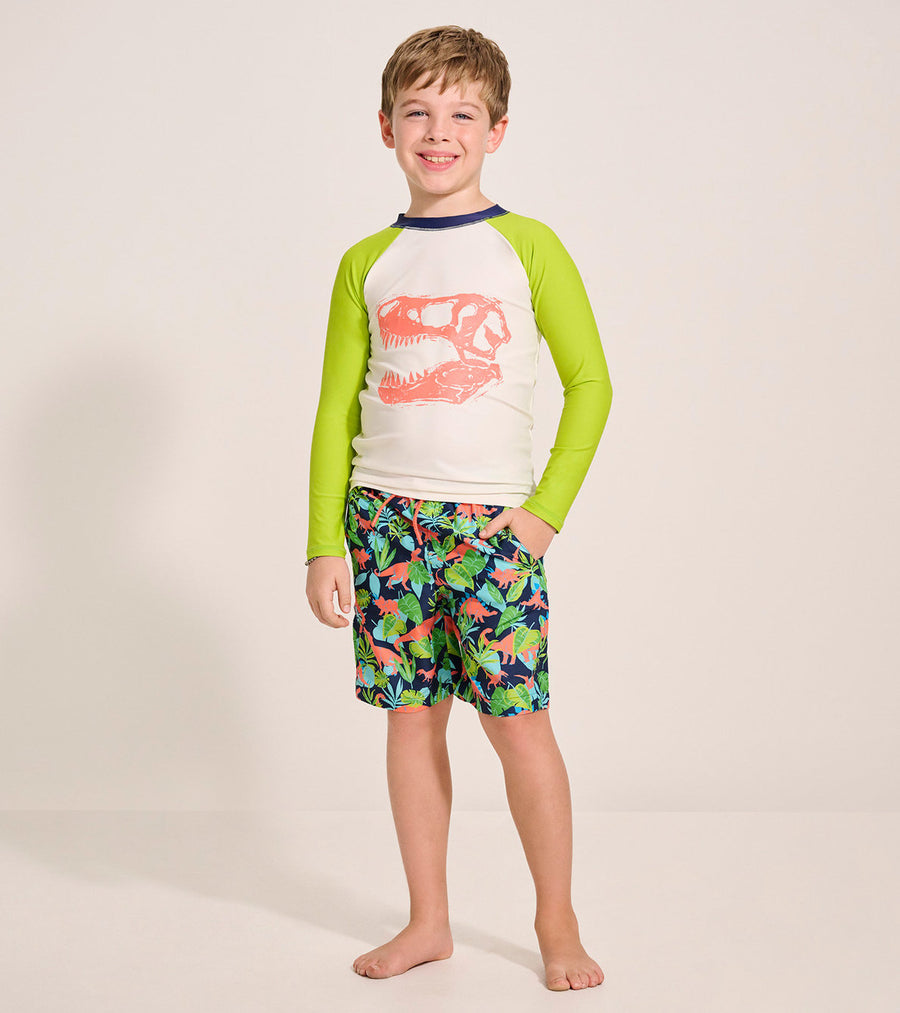 Dino Jungle Swim Trunks