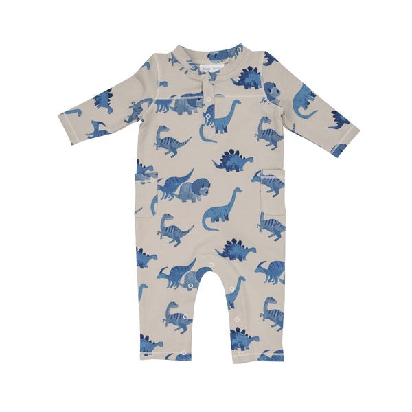 French Terry Romper - Dino