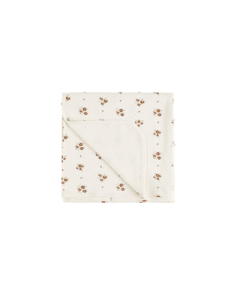 Pointelle Baby Blanket - Autumn Flora