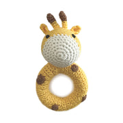Hand Crocheted Ring Rattle - Various