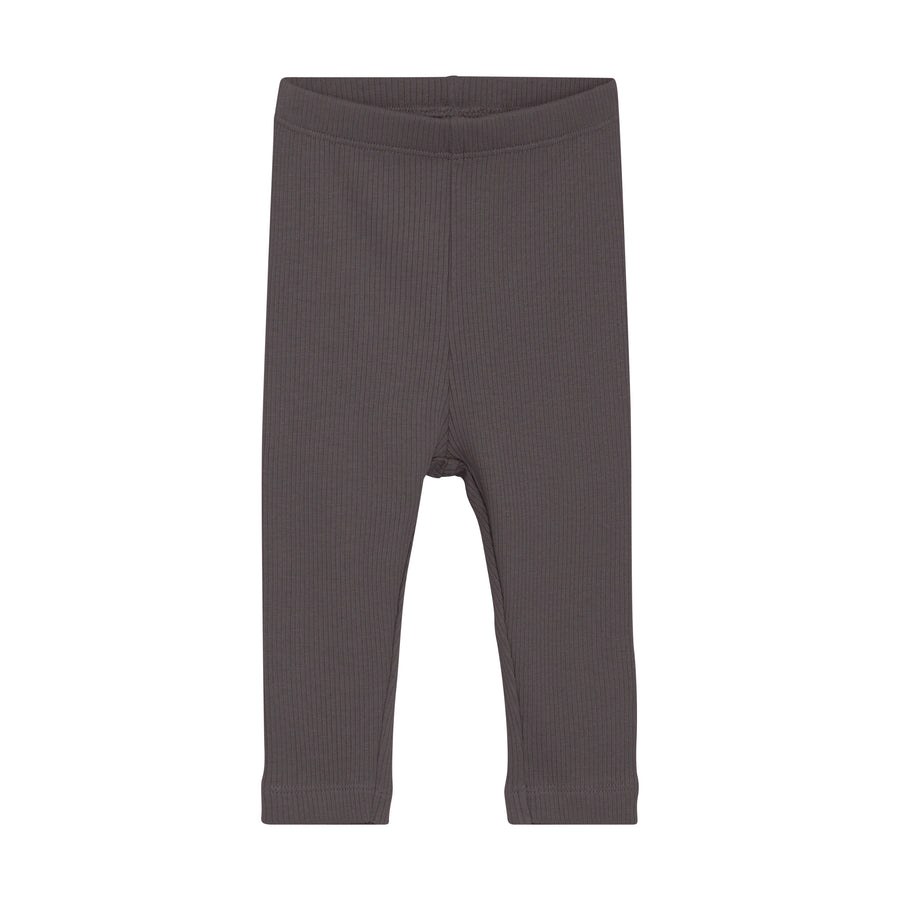 Ribbed Leggings - Dark Gull