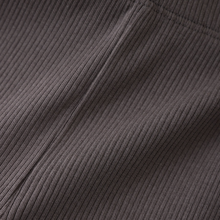 Ribbed Leggings - Dark Gull