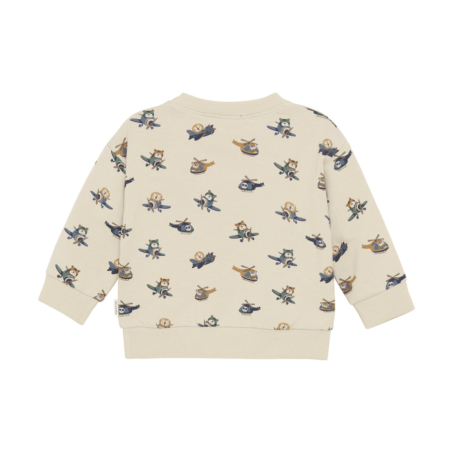 Pull Over Long Sleeve Sweatshirt - Helicopters