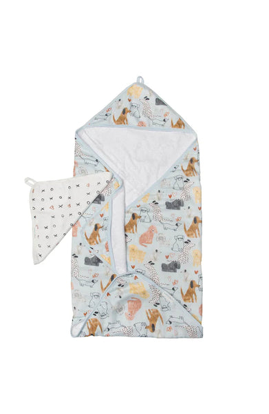 Hooded Towel Set - Honey Puppies