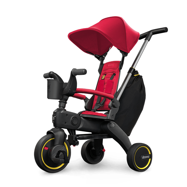 Liki S3 Convertible Stroller Trike - Flame Red