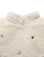 Organic Cotton Fluffy Embroidered Jacket