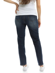 Maternity 30" Straight Leg Jean W/Bellyband - Jenya