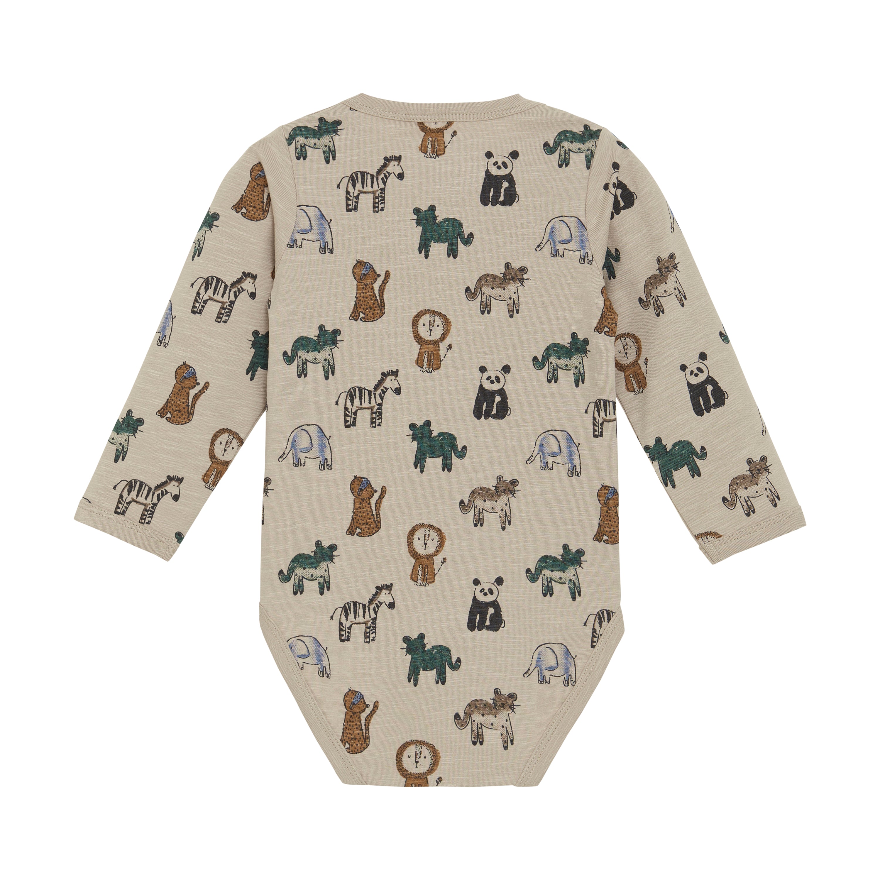 Long Sleeve Bodysuit - Oxford Tan Jungle