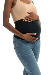 Maternity 28" Straight Leg Jean W/Bellyband - Kinsley