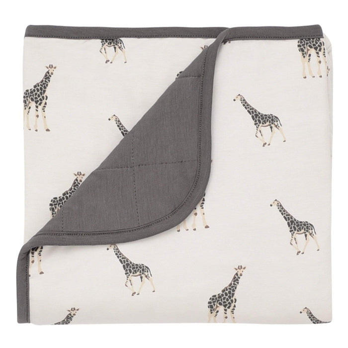 Printed Bamboo Baby Blanket - Giraffe