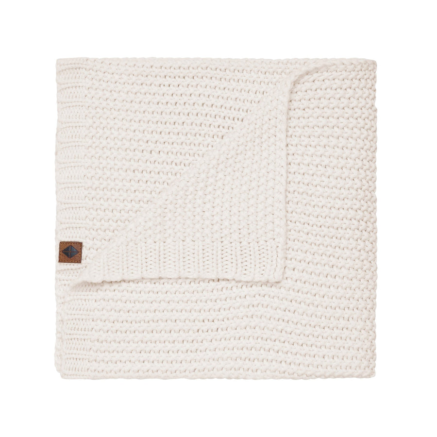 Chunky Knit Blanket - Oat