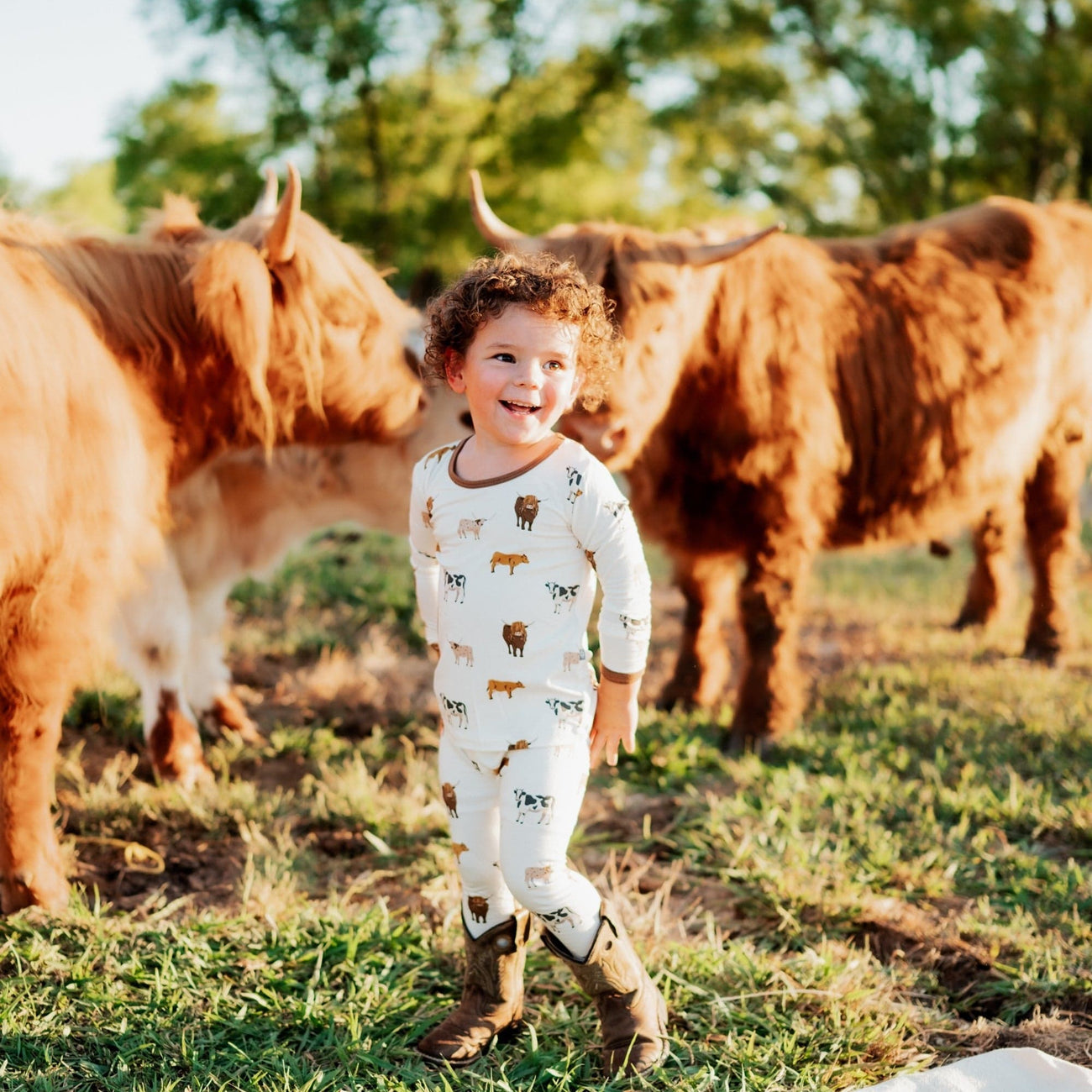 Toddler Pajama Set - Moo
