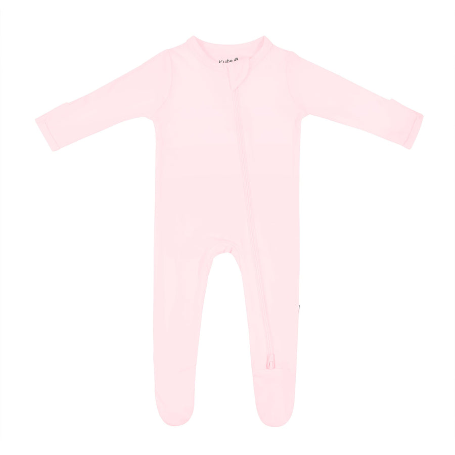 Bamboo Zippered Footie - Sakura