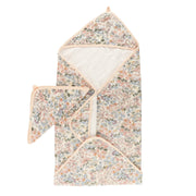 Muslin Hooded Towel Set - English Garden