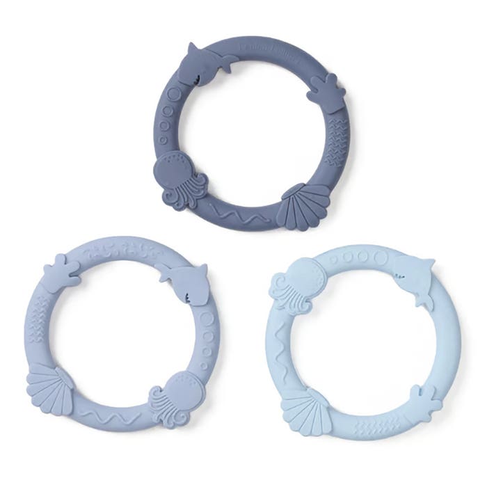 Wild Teething Ring Set - Various Colors