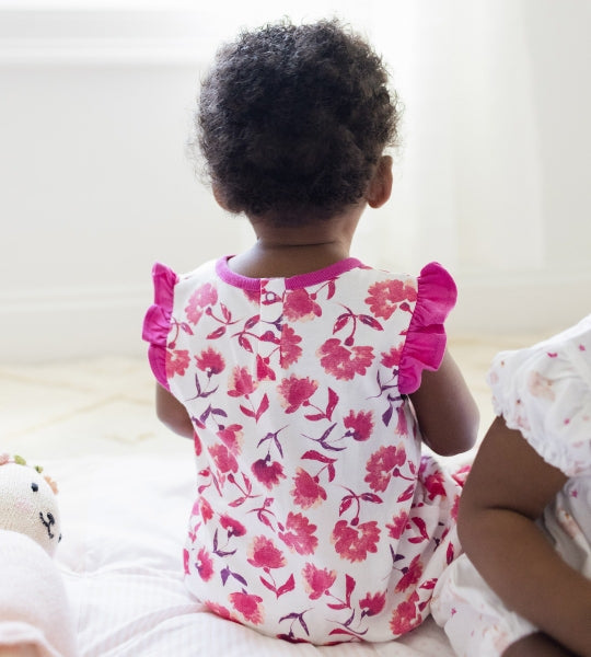 2 Pack Graceful Swans Bubble Romper Set - Dawn