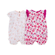 2 Pack Graceful Swans Bubble Romper Set - Dawn
