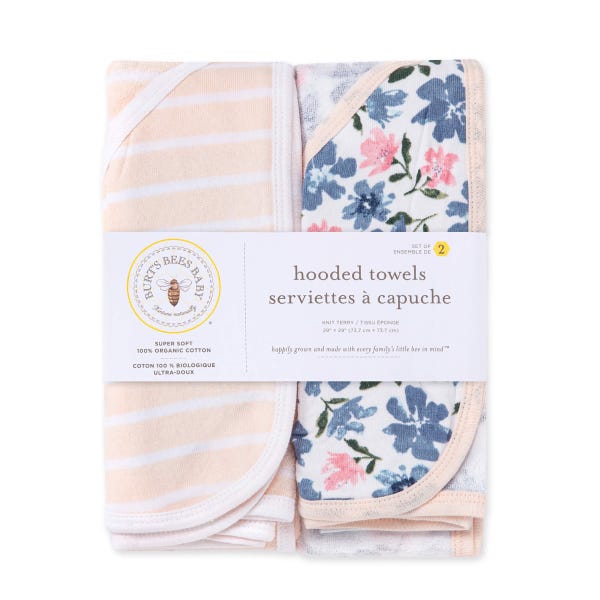 Botanical Organic Hooded 2 Pack Towels