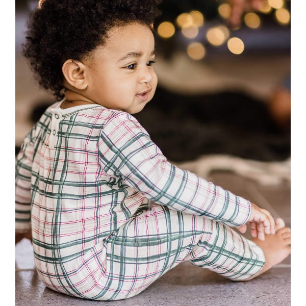 Irish Plaid Organic Cotton Jumpsuit